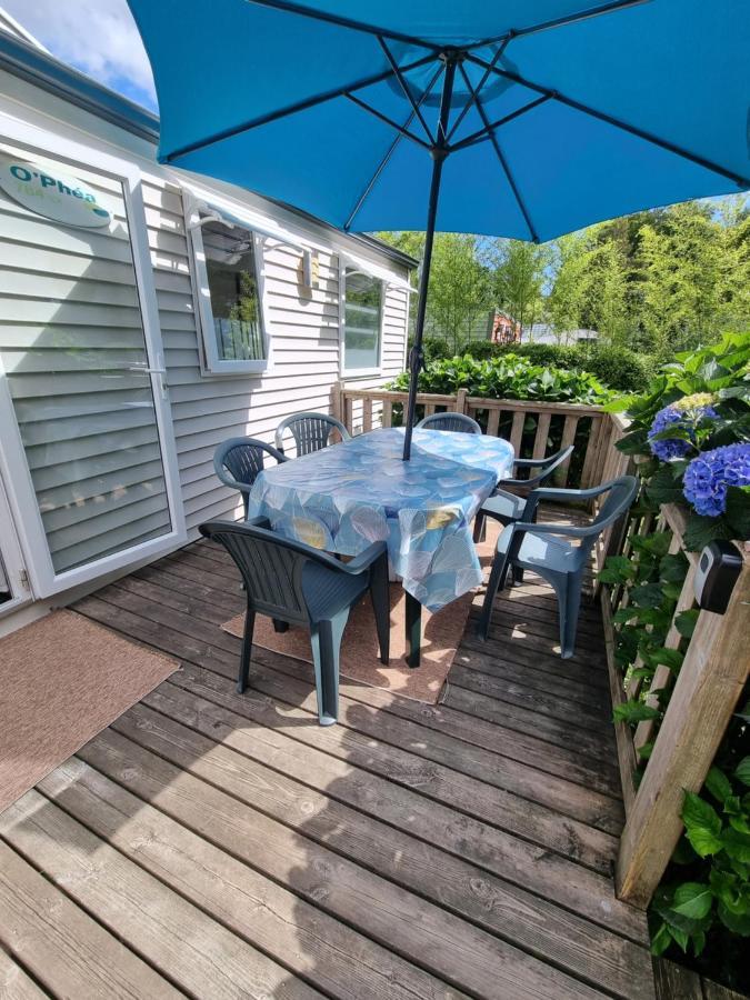 קמפר Camping De L Orangerie De Lanniron Mobilhome Esprit Zen R26 מראה חיצוני תמונה
